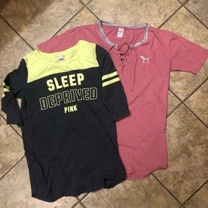 Medium Victoria Secret PINK sleep shirts